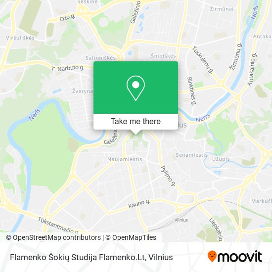 Flamenko Šokių Studija Flamenko.Lt map