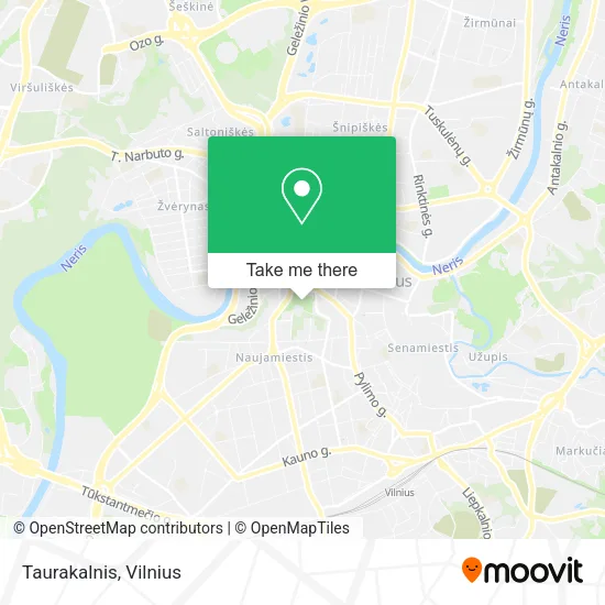 Карта Taurakalnis