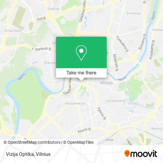 Карта Vizija Optika