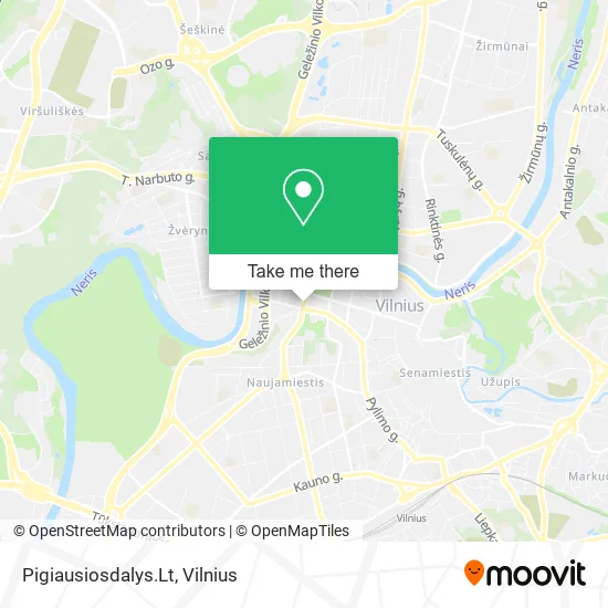 Карта Pigiausiosdalys.Lt