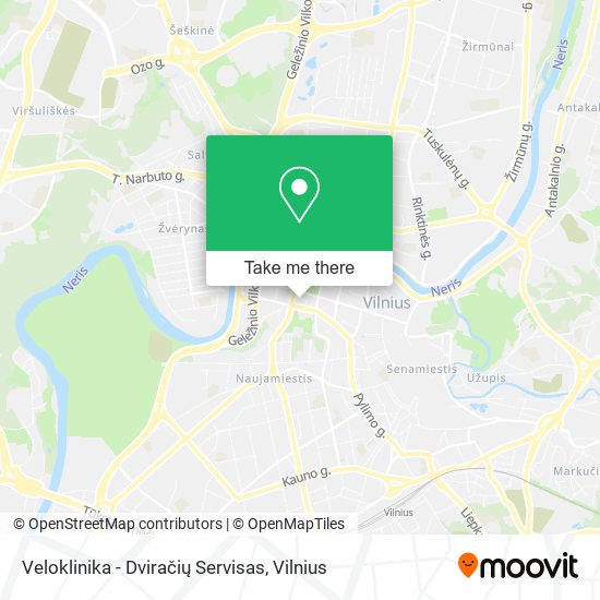 Veloklinika - Dviračių Servisas map