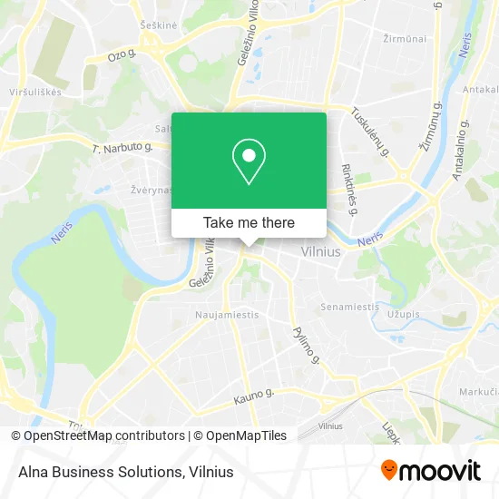 Карта Alna Business Solutions