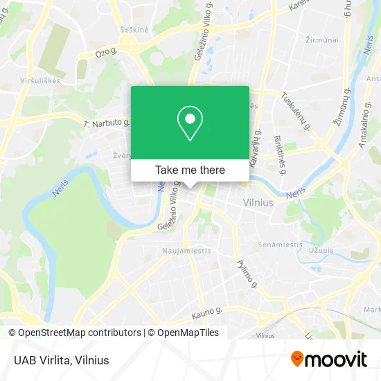 Карта UAB Virlita