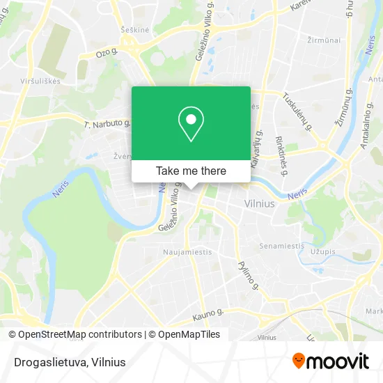 Карта Drogaslietuva