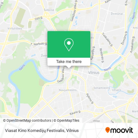 Viasat Kino Komedijų Festivalis map