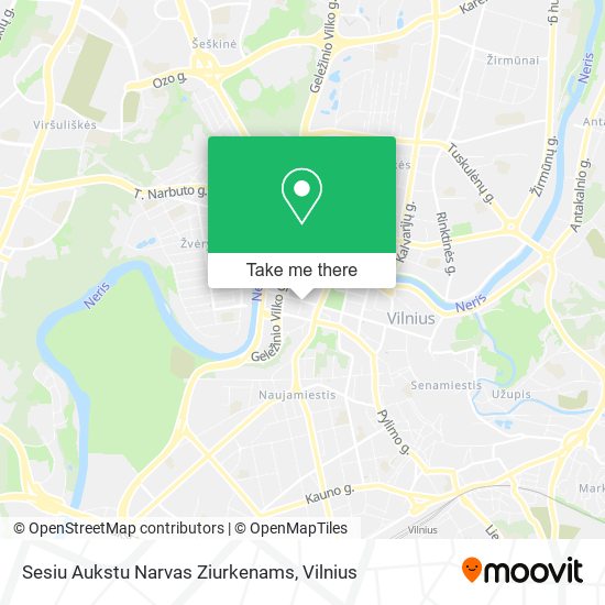 Sesiu Aukstu Narvas Ziurkenams map