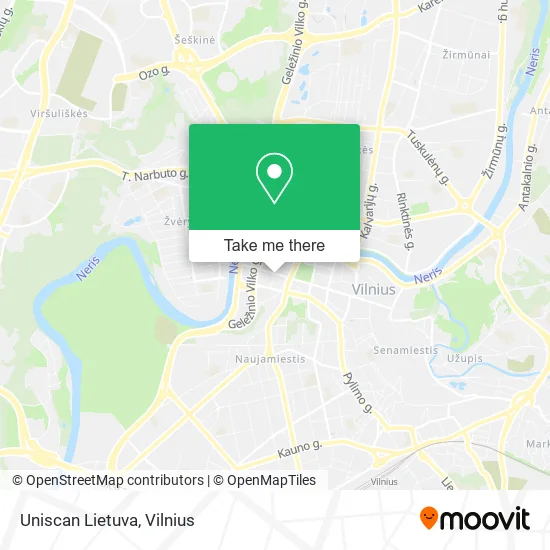 Карта Uniscan Lietuva