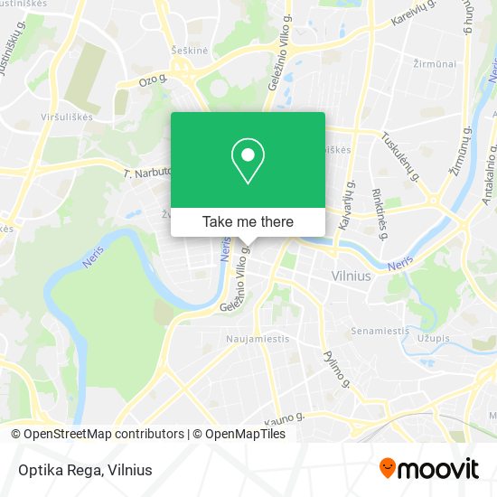 Optika Rega map