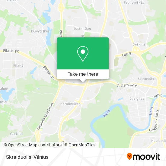 Карта Skraiduolis