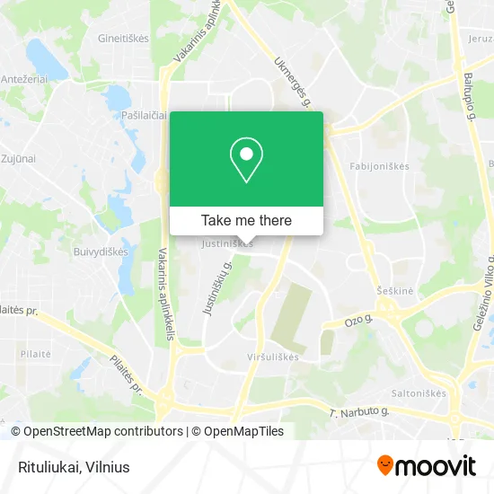 Карта Rituliukai