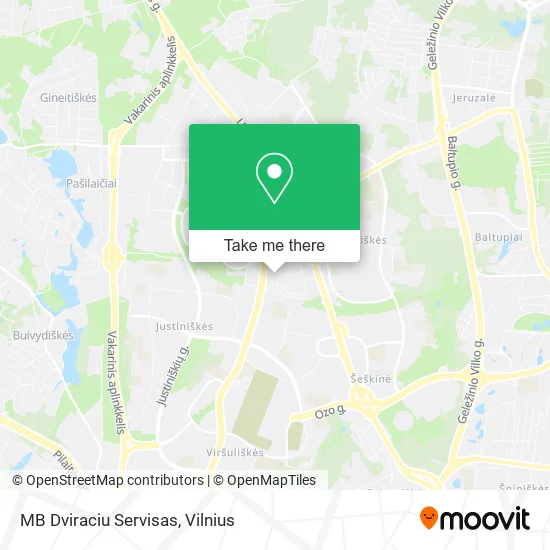 Карта MB Dviraciu Servisas