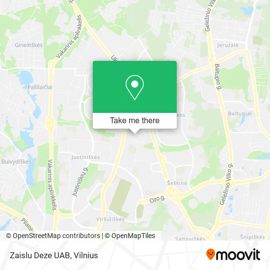 Карта Zaislu Deze UAB