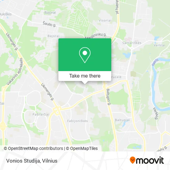 Карта Vonios Studija