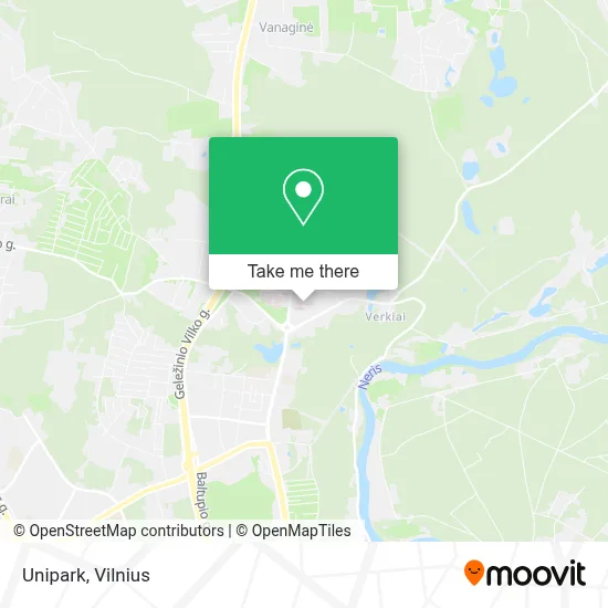 Unipark map
