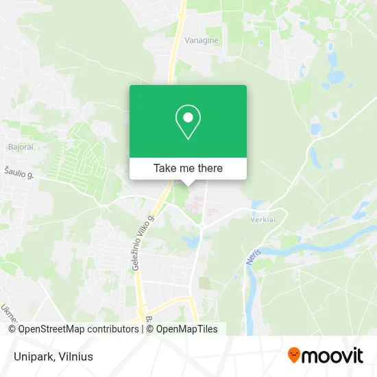Unipark map