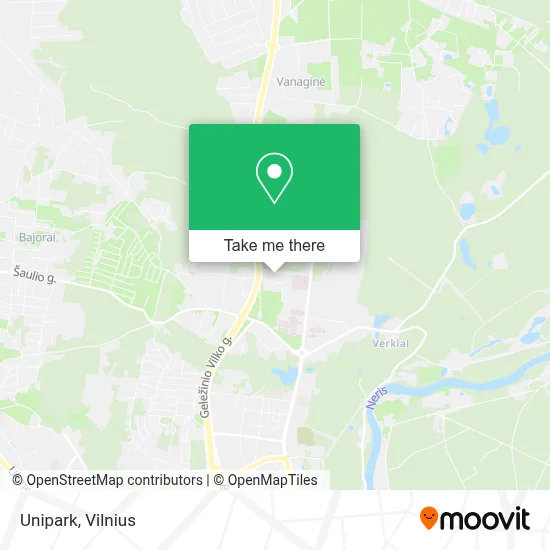 Unipark map