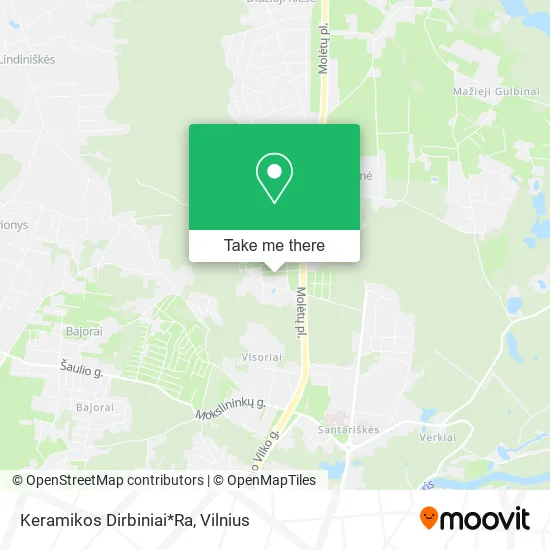 Карта Keramikos Dirbiniai*Ra