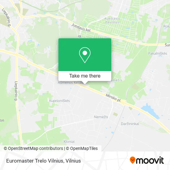 Карта Euromaster Trelo Vilnius
