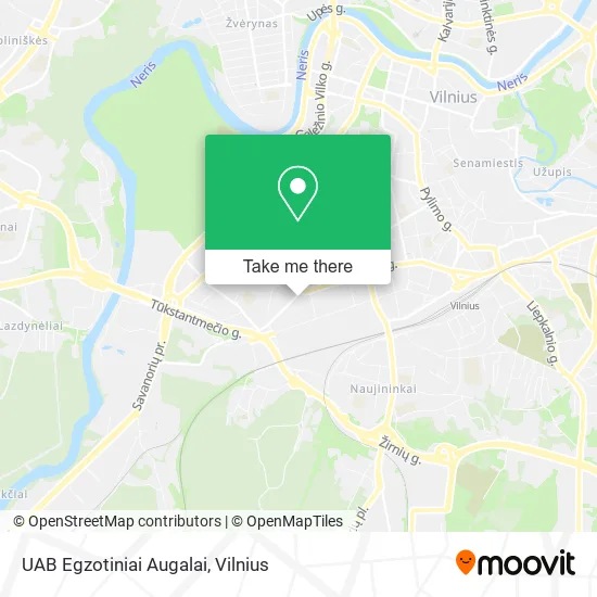 Карта UAB Egzotiniai Augalai