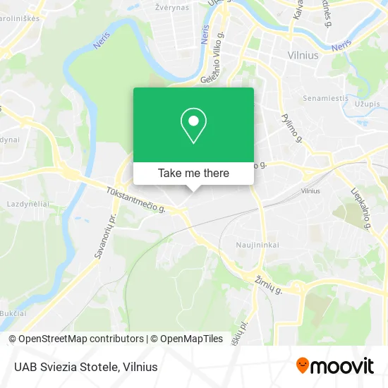 Карта UAB Sviezia Stotele