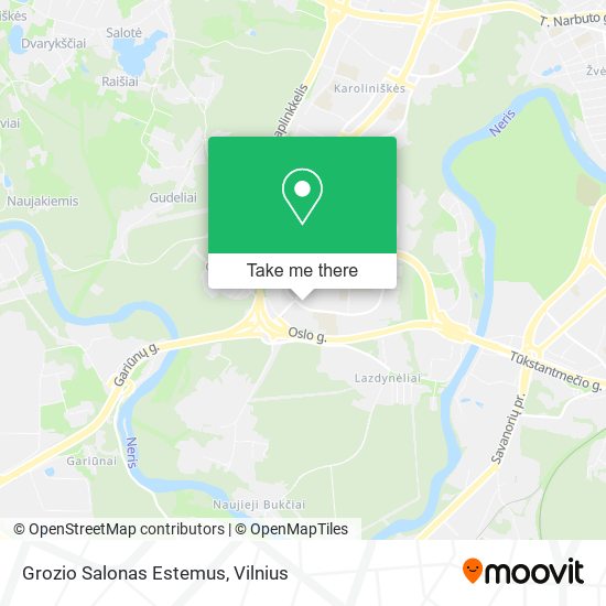 Grozio Salonas Estemus map