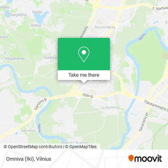 Карта Omniva (Iki)