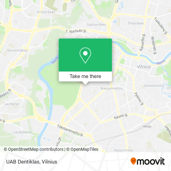 Карта UAB Dentiklas