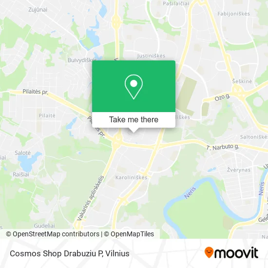 Карта Cosmos Shop Drabuziu P