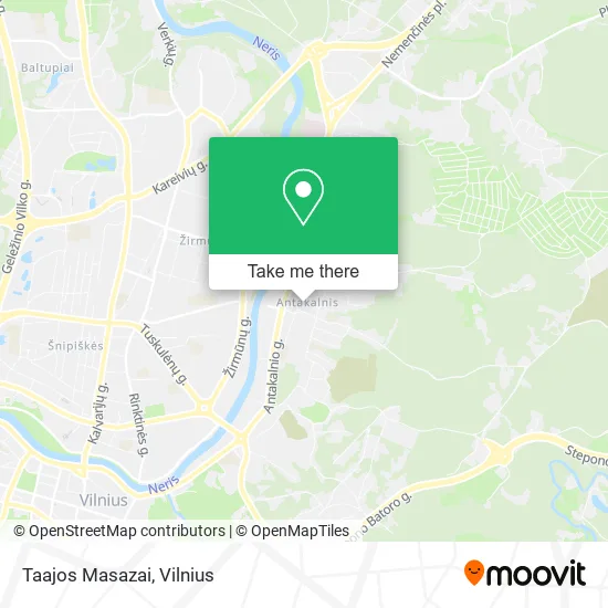 Карта Taajos Masazai
