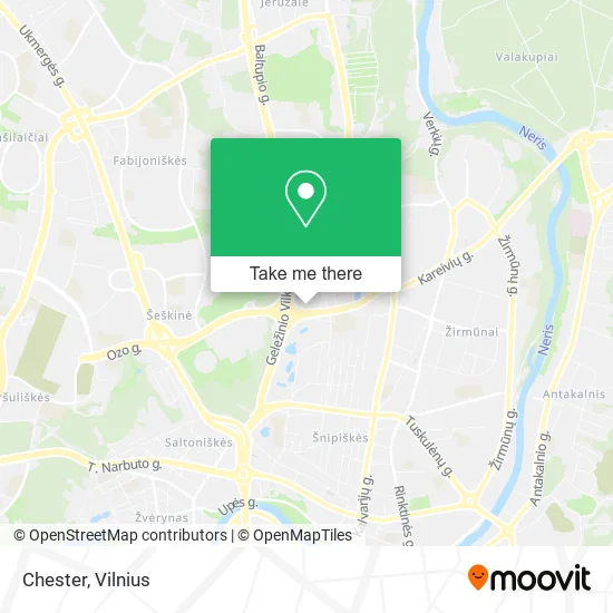 Карта Chester