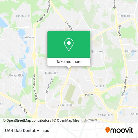 UAB Dab Dental map