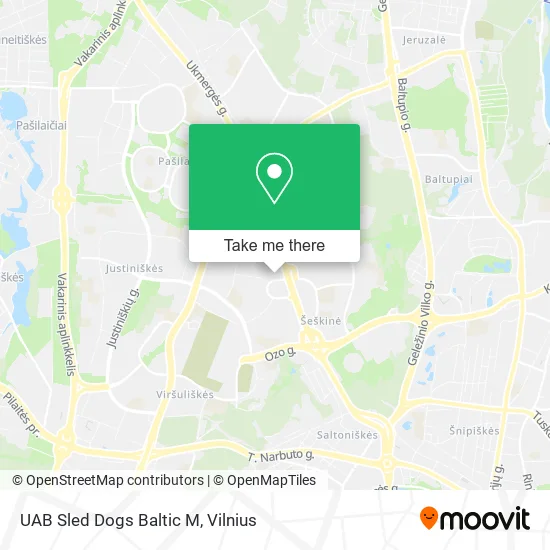 Карта UAB Sled Dogs Baltic M