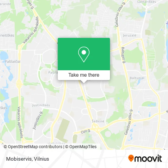 Карта Mobiservis