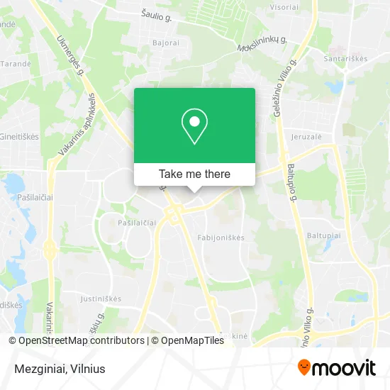 Карта Mezginiai