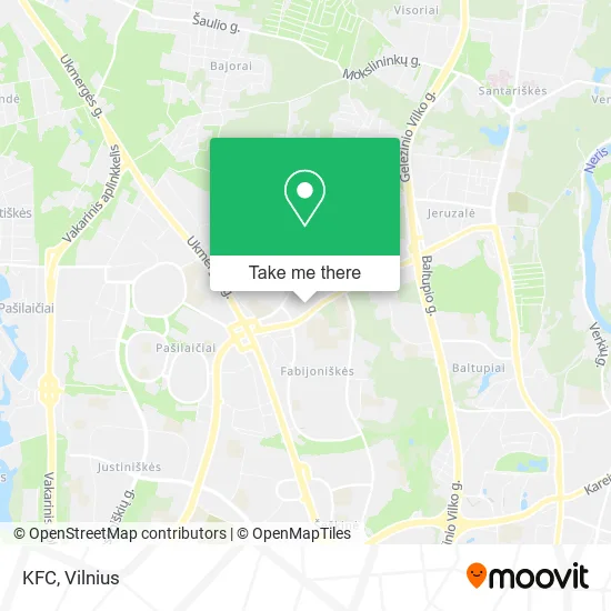 KFC map