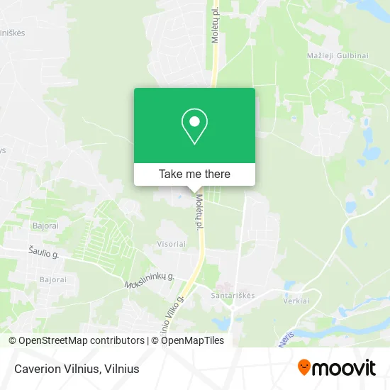 Карта Caverion Vilnius