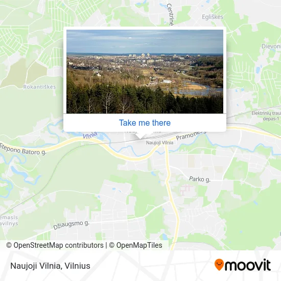 Карта Naujoji Vilnia