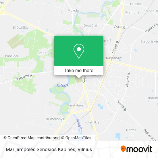 Карта Marijampolės Senosios Kapinės
