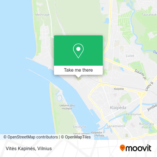 Карта Vitės Kapinės
