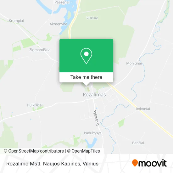 Rozalimo Mstl. Naujos Kapinės map