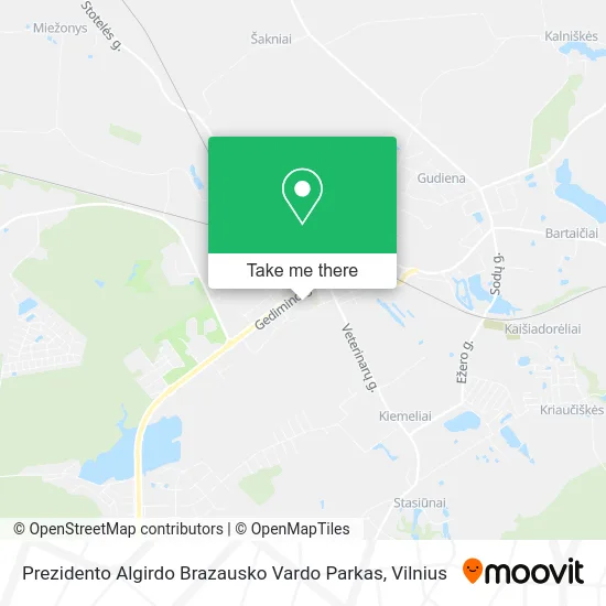 Карта Prezidento Algirdo Brazausko Vardo Parkas