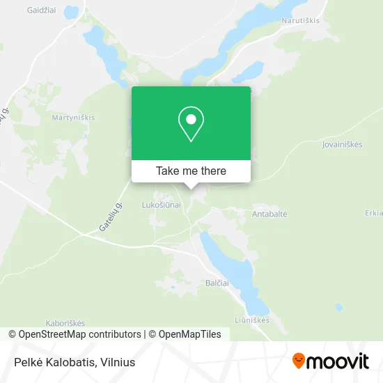 Карта Pelkė Kalobatis