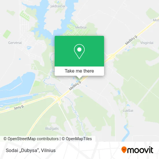 Карта Sodai „Dubysa“