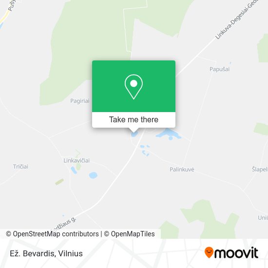 Карта Ež. Bevardis
