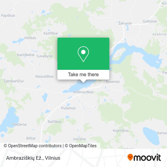 Карта Ambraziškių Ež.