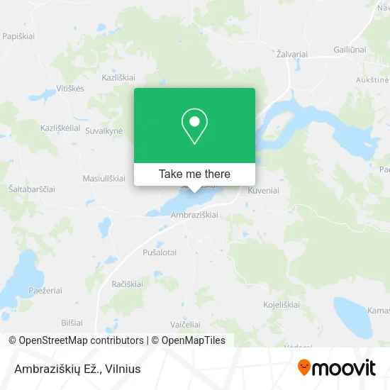 Карта Ambraziškių Ež.