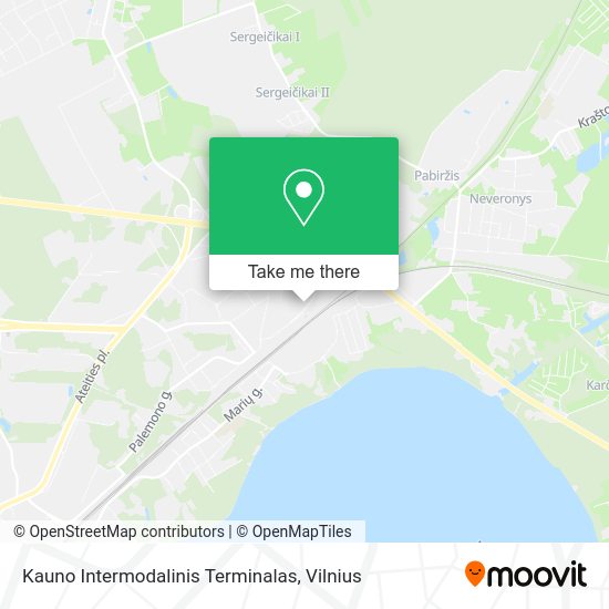 Карта Kauno Intermodalinis Terminalas