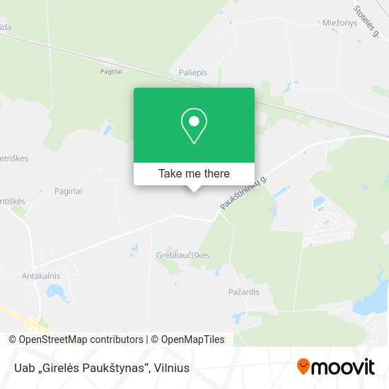 Карта Uab „Girelės Paukštynas“