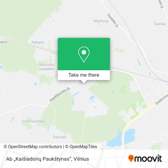 Ab „Kaišiadorių Paukštynas“ map