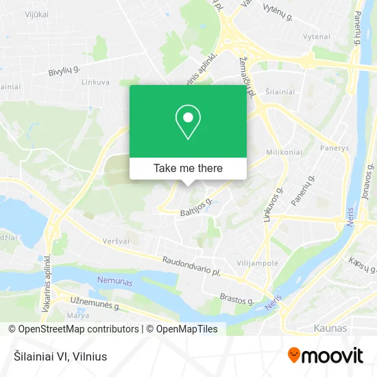 Карта Šilainiai VI